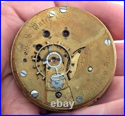 RARE 1893 United States US Watch Co Grade 55 Model 1888h Pocket Watch Movement