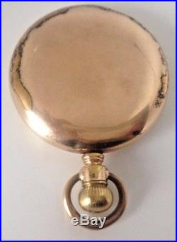 RARE 1907 South Bend Grade 295 Pocket Watch 21j, 16s swing out OF GF case