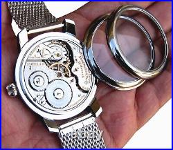 RARE 21 Jewels MINT Railroad Display Case Wrist Watch Hamilton 992 Working Great