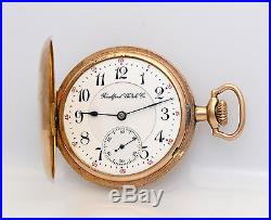 RARE 21j 16s Rockford Antique Hunting Case Pocket Watch, grade 540. Made in 1903
