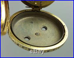 Rare Antique Pair Case Hour Repeater Pocket Watch Verge Fusee Cylinder Conv