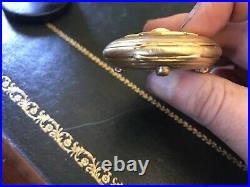 RARE Antique Hallmarked Gold Longines Memento Mori Pocket Watch with FREE Case
