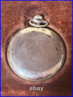 RARE C. 1919 South Bend Pocket Watch 19 Jewels Grade 429 RUNNING Box & Ribbon