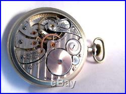RARE GRD 555 16 s Rockford Pocket Watch Glass Back Case Display Salesman USA