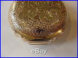 RARE HUGE MASSIVE 14k SOLID GOLD 18s BOXED HINGE WALTHAM 1888 HUNTING CASE WATCH
