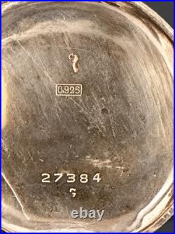 RARE Paul Vallette. 925 Silver Full Hunter Pocket Watch, Small Seconds 27384