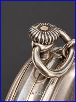 RARE Paul Vallette. 925 Silver Full Hunter Pocket Watch, Small Seconds 27384