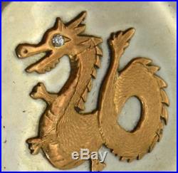RARE Qing Dynasty Juvet Chinese Duplex silver Dragon case pocket watch c1850