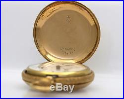RARE Rockford Marked movement 15R TRANSITIONAL Antique Hunting Case Pocket Watch