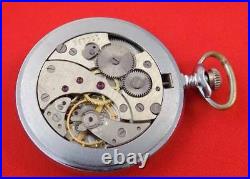 RARE Vintage Pocket watch Molnija Soviet USSR Russian mechanical Unique case