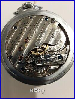 REDUCED! 1885 E. Howard Vll N Size Pocket Watch in Stunning Case/Train on Back