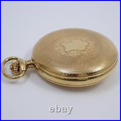 REUGE MUSIC Pocket watch with music box Hunter case Gold GP TO205644