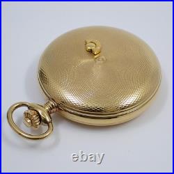 REUGE MUSIC Pocket watch with music box Hunter case Gold GP TO205644