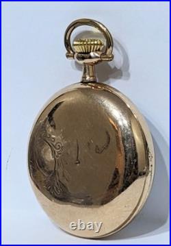 Railroad Grade? 21 Jewel? Burlington Watch Co. Gold Filled Pocket Watch Runs