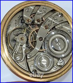Railroad Grade? 21 Jewel? Burlington Watch Co. Gold Filled Pocket Watch Runs
