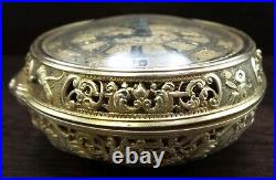 Rare 1750s British CHARLES CABRIER 18K Gold Triple Case Verge Fusee Pocket Watch