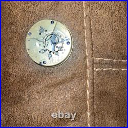 Rare 1864 Civil War Pocket Watch Size 20 Open Face Overhauled Serial 125088