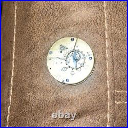 Rare 1864 Civil War Pocket Watch Size 20 Open Face Overhauled Serial 125088