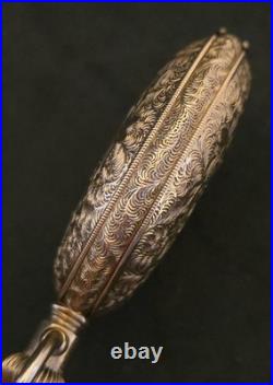 Rare 1897, Elgin Fancy Tri Color Gold, 15 Jewels Full Hunter Pocket Watch