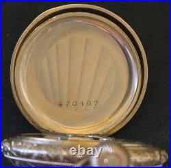 Rare 1897, Elgin Fancy Tri Color Gold, 15 Jewels Full Hunter Pocket Watch