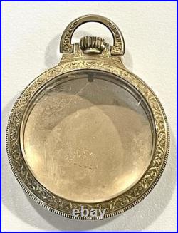 Rare 18S Railroad style Gold Filled Pocket Watch Case ONLY for hamilton elgin