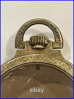 Rare 18S Railroad style Gold Filled Pocket Watch Case ONLY for hamilton elgin