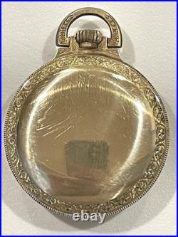 Rare 18S Railroad style Gold Filled Pocket Watch Case ONLY for hamilton elgin