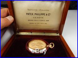 Rare 1905 Patek Philippe Minute Repeater 18k Gold Hunting Case Mint Box/papers