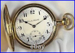 Rare 1906 Hamilton Grd 993 Mod 1 16s 21j RR Grd Pocket Watch 10K GF Hunter Case
