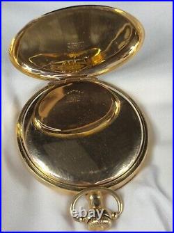 Rare 1906 Hamilton Grd 993 Mod 1 16s 21j RR Grd Pocket Watch 10K GF Hunter Case