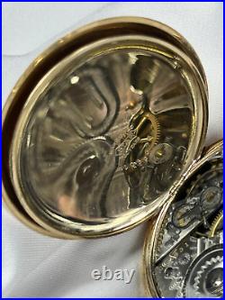 Rare 1906 Hamilton Grd 993 Mod 1 16s 21j RR Grd Pocket Watch 10K GF Hunter Case