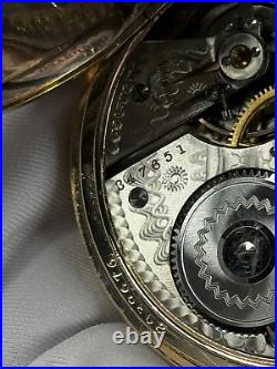 Rare 1906 Hamilton Grd 993 Mod 1 16s 21j RR Grd Pocket Watch 10K GF Hunter Case