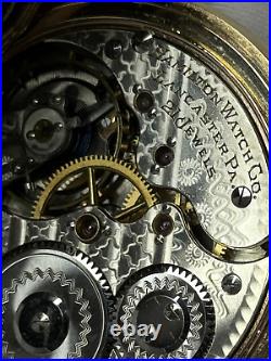 Rare 1906 Hamilton Grd 993 Mod 1 16s 21j RR Grd Pocket Watch 10K GF Hunter Case