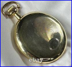 Rare 1911 Hamilton Grd 952 Mod 3 16s 19j Pocket Watch Ham Dial withMin 14K GF Case