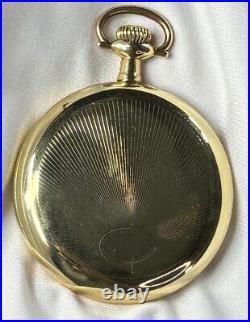 Rare 1911 Hamilton Grd 952 Mod 3 16s 19j Pocket Watch Ham Dial withMin 14K GF Case