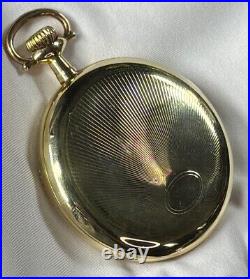 Rare 1911 Hamilton Grd 952 Mod 3 16s 19j Pocket Watch Ham Dial withMin 14K GF Case