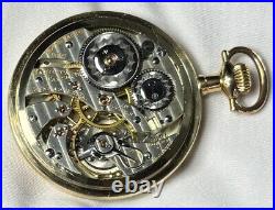 Rare 1911 Hamilton Grd 952 Mod 3 16s 19j Pocket Watch Ham Dial withMin 14K GF Case