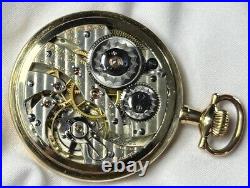 Rare 1911 Hamilton Grd 952 Mod 3 16s 19j Pocket Watch Ham Dial withMin 14K GF Case