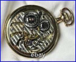 Rare 1911 Hamilton Grd 952 Mod 3 16s 19j Pocket Watch Ham Dial withMin 14K GF Case