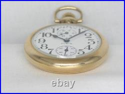 Rare 23 Jewel 16s Elgin Veritas Wind Indicator Watch, Factory Cased, Serviced