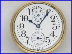 Rare 23 Jewel 16s Elgin Veritas Wind Indicator Watch, Factory Cased, Serviced