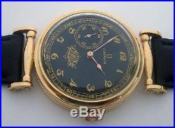 Rare ANTIQUE OMEGA Swiss Wristwatch Gilt case