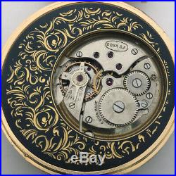 Rare Big ANTIQUE DOXA S. A. Swiss Wristwatch in Gilt case