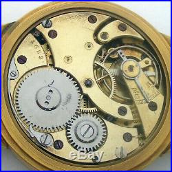 Rare Big ANTIQUE P. MOSER Schaffhausen Swiss Wristwatch Gilt case