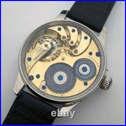 Rare Big Mechanical Marriage Luxury Swiss Wristwatch Steel Case