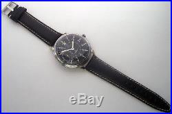 Rare Big Military OMEGA Swiss Wristwatch in Steel Case Aviator Pilots WWII