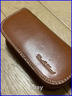 Rare Camille Fournet Watch Brown Leather Travel Pouch / Case