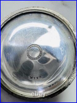 Rare Elgin National Watch Co Pocket Watch Coin Silver Case c. 1877 Working