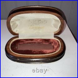 Rare Genuine Original CORTEBERT Wristwatch Pocket Watch Wooden Box Case