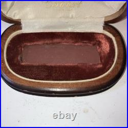 Rare Genuine Original CORTEBERT Wristwatch Pocket Watch Wooden Box Case